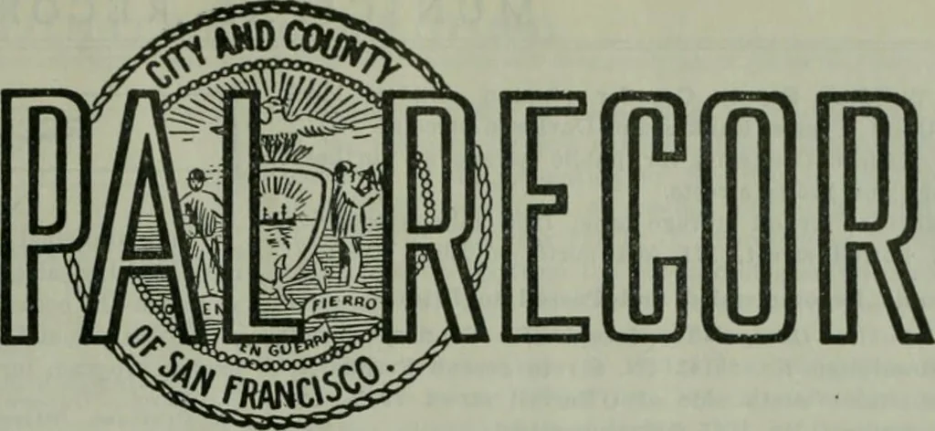 An illustration from Municipal record, 1908, leaf 12