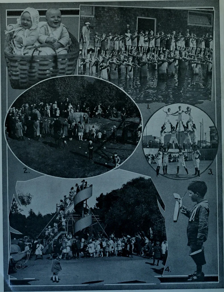 An illustration from Municipal record, 1908, leaf 245
