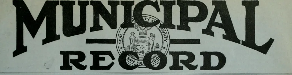 An illustration from Municipal record, 1908, leaf 246