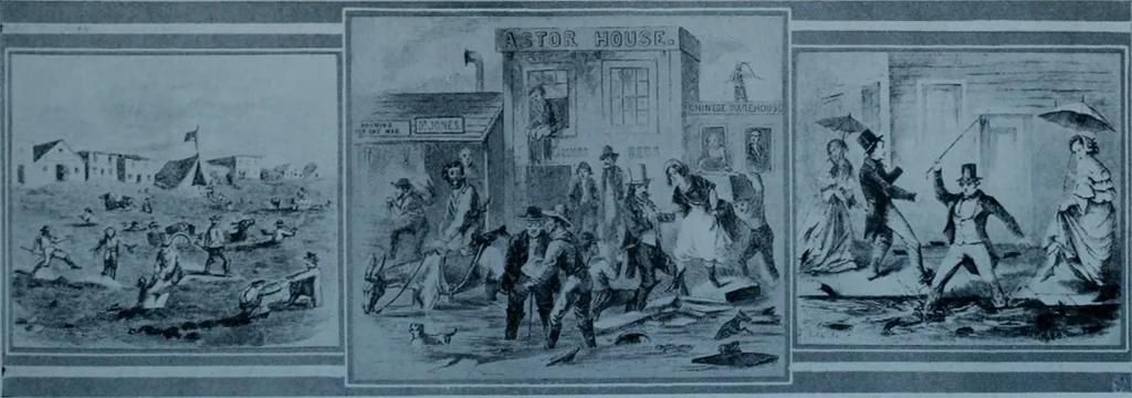 An illustration from Municipal record, 1908, leaf 306