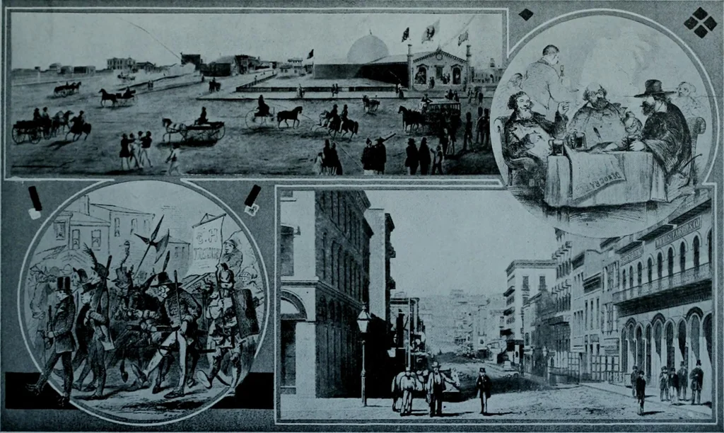 An illustration from Municipal record, 1908, leaf 312