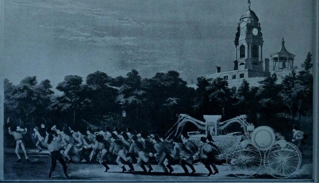 An illustration from Municipal record, 1908, leaf 359