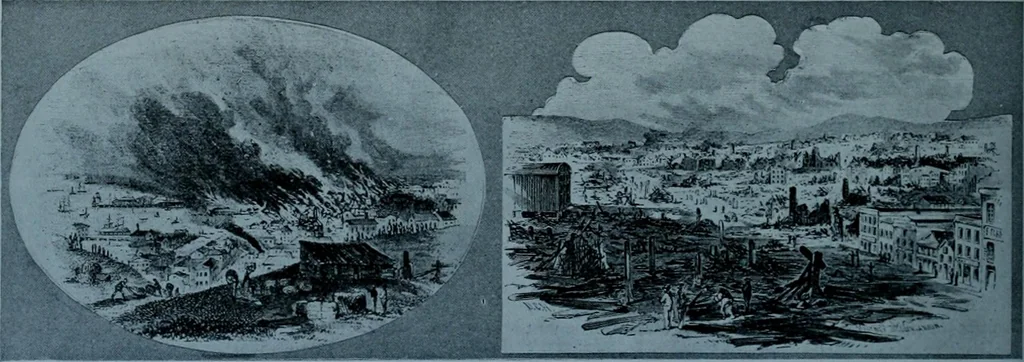 An illustration from Municipal record, 1908, leaf 361