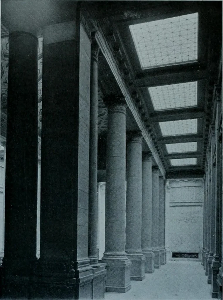 An illustration from Municipal record, 1908, leaf 420