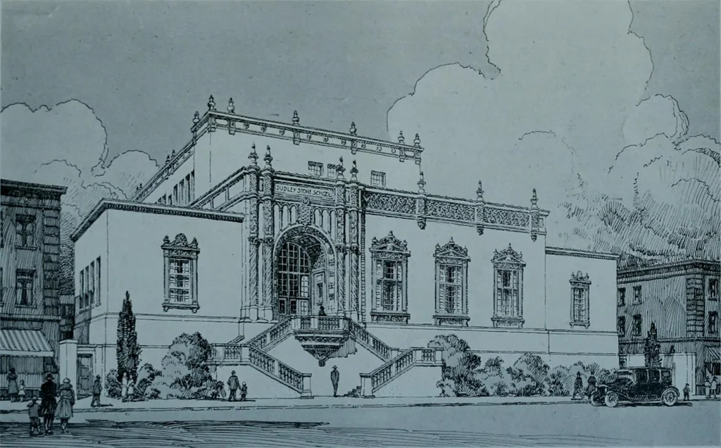 An illustration from Municipal record, 1908, leaf 500