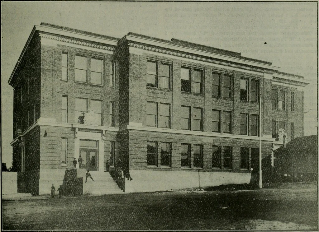 An illustration from Municipal record, 1908, leaf 132