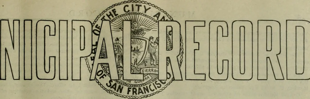 An illustration from Municipal record, 1908, leaf 20