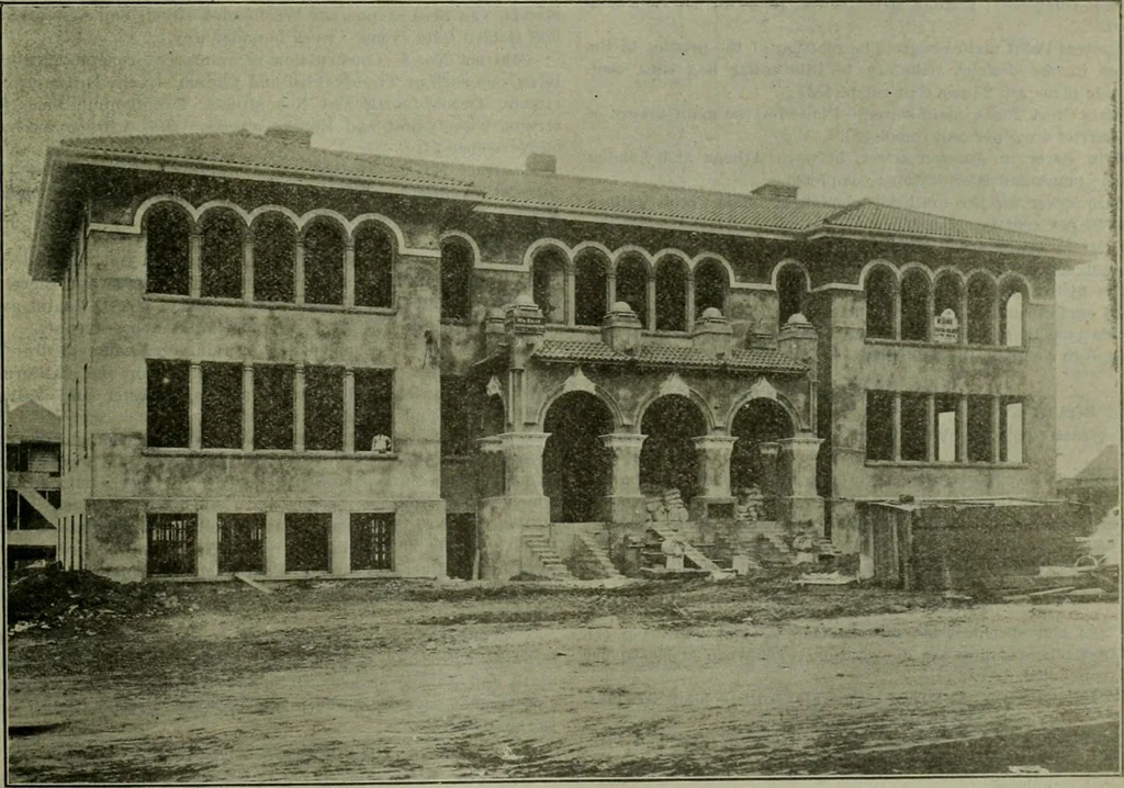 An illustration from Municipal record, 1908, leaf 88
