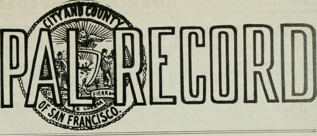 An illustration from Municipal record, 1908, leaf 412