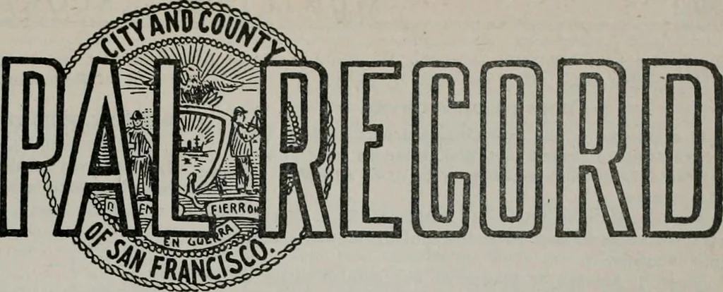 An illustration from Municipal record, 1908, leaf 168