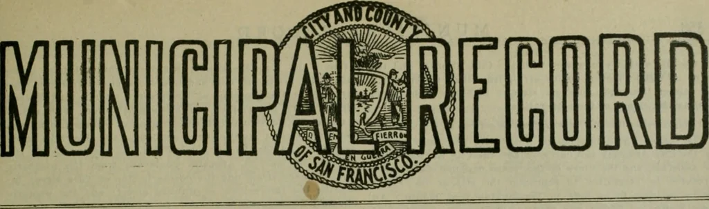 An illustration from Municipal record, 1908, leaf 364