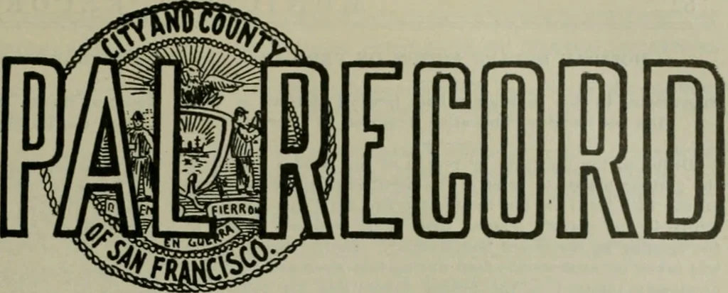 An illustration from Municipal record, 1908, leaf 68