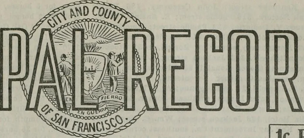 An illustration from Municipal record, 1908, leaf 370