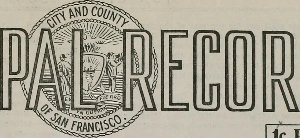 An illustration from Municipal record, 1908, leaf 38