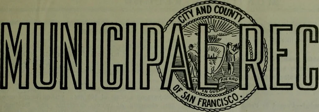 An illustration from Municipal record, 1908, leaf 218