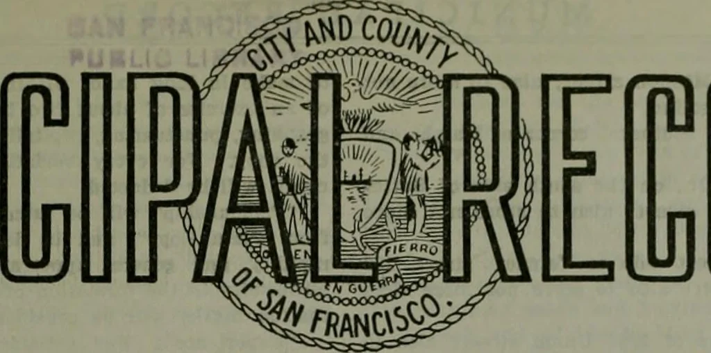 An illustration from Municipal record, 1908, leaf 302