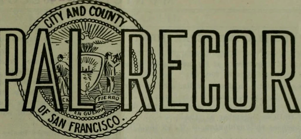 An illustration from Municipal record, 1908, leaf 94