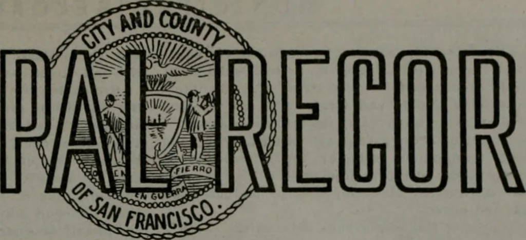 An illustration from Municipal record, 1908, leaf 24