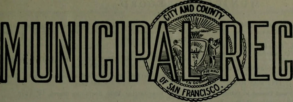 An illustration from Municipal record, 1908, leaf 284