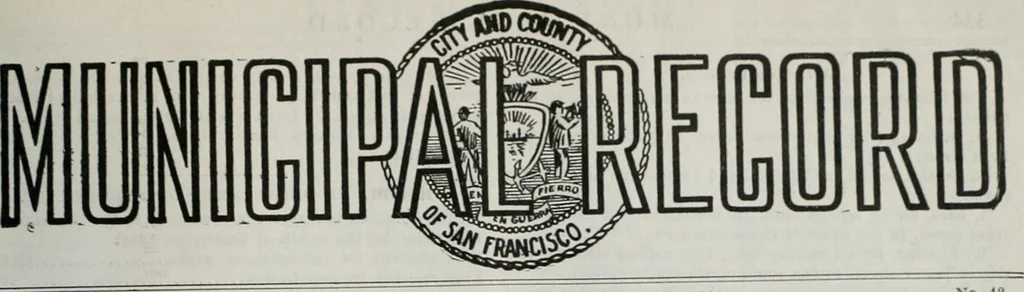 An illustration from Municipal record, 1908, leaf 345