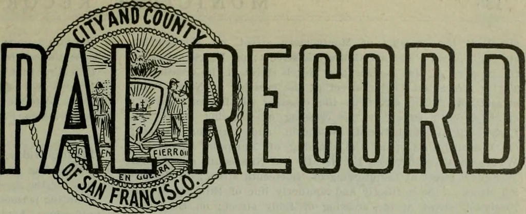 An illustration from Municipal record, 1908, leaf 191