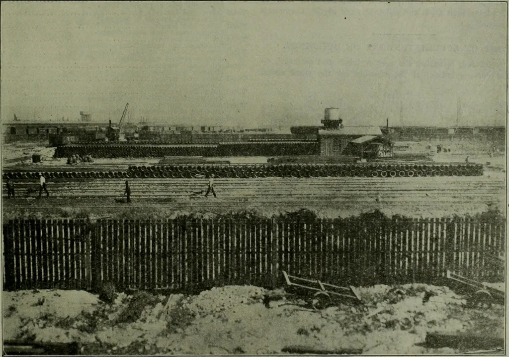 An illustration from Municipal record, 1908, leaf 311