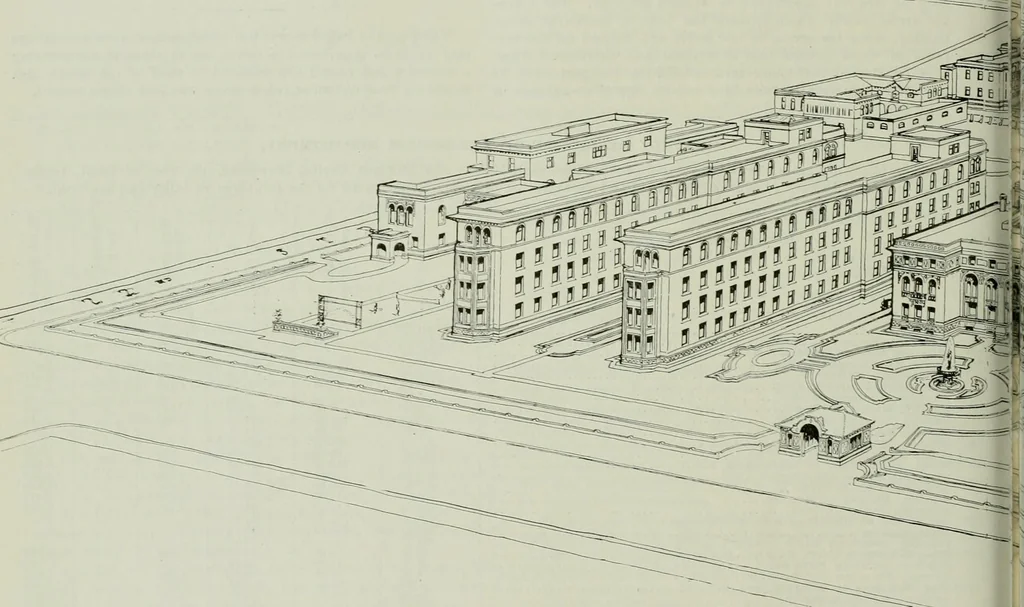 An illustration from Municipal record, 1908, leaf 32