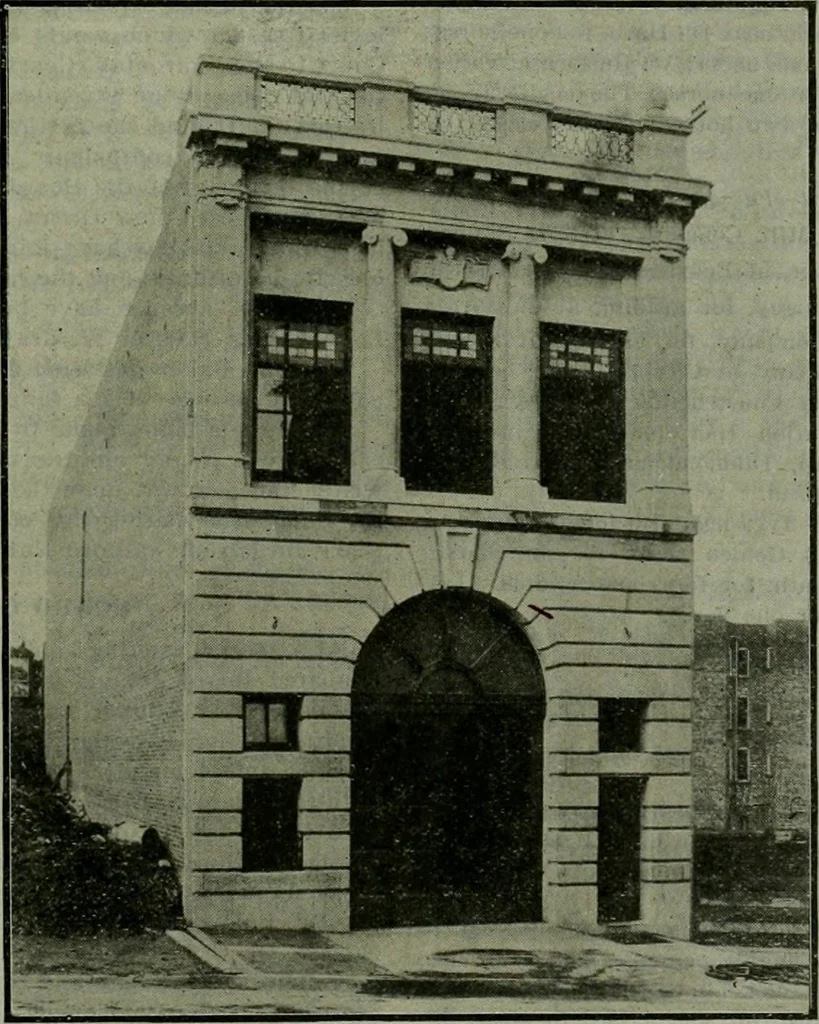 An illustration from Municipal record, 1908, leaf 51