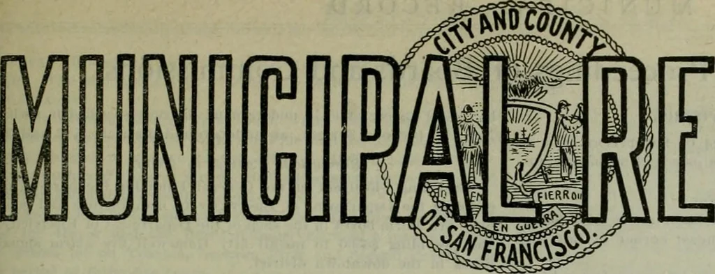 An illustration from Municipal record, 1908, leaf 91