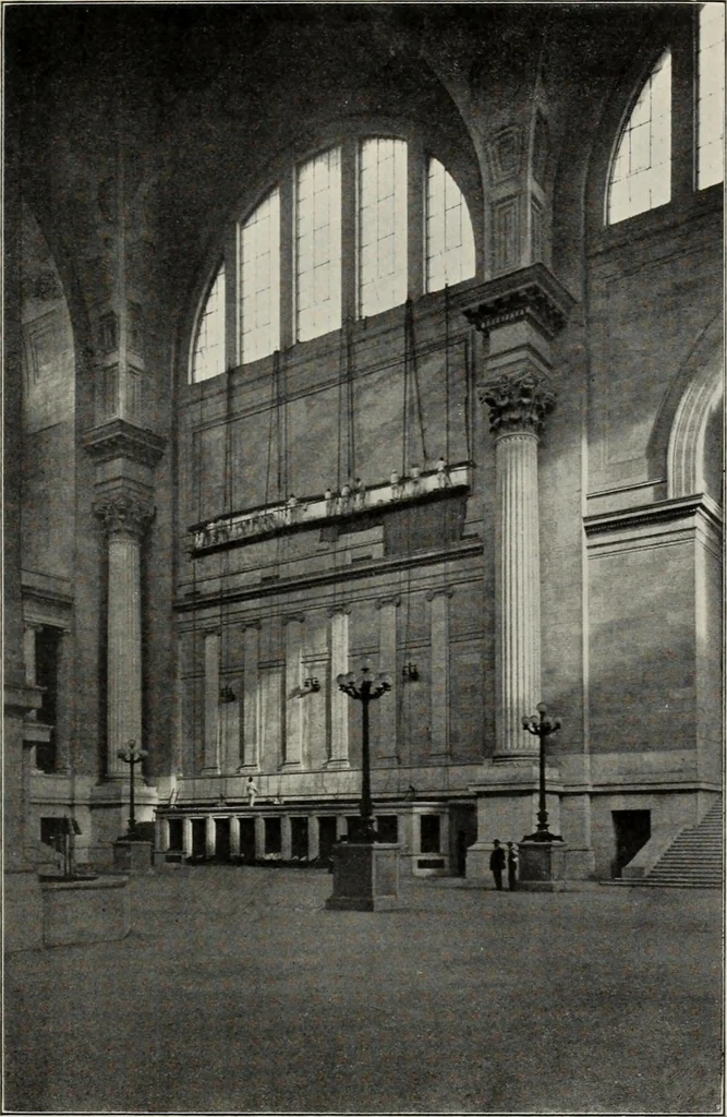An illustration from Mural painting in America; the Scammon lectures, delivered before the Art institute of Chicago, March, 1912, and since greatly enlarged, by Edwin Howland Blashfield;, 1913, leaf 186