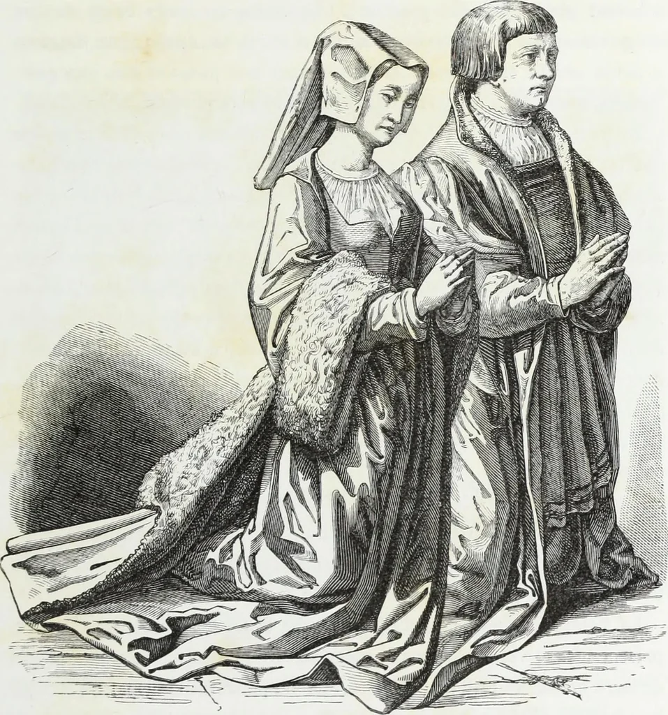 An illustration from Mœurs, usages et costumes au moyen âge : et à l'époque de la renaissance, 1874, leaf 110