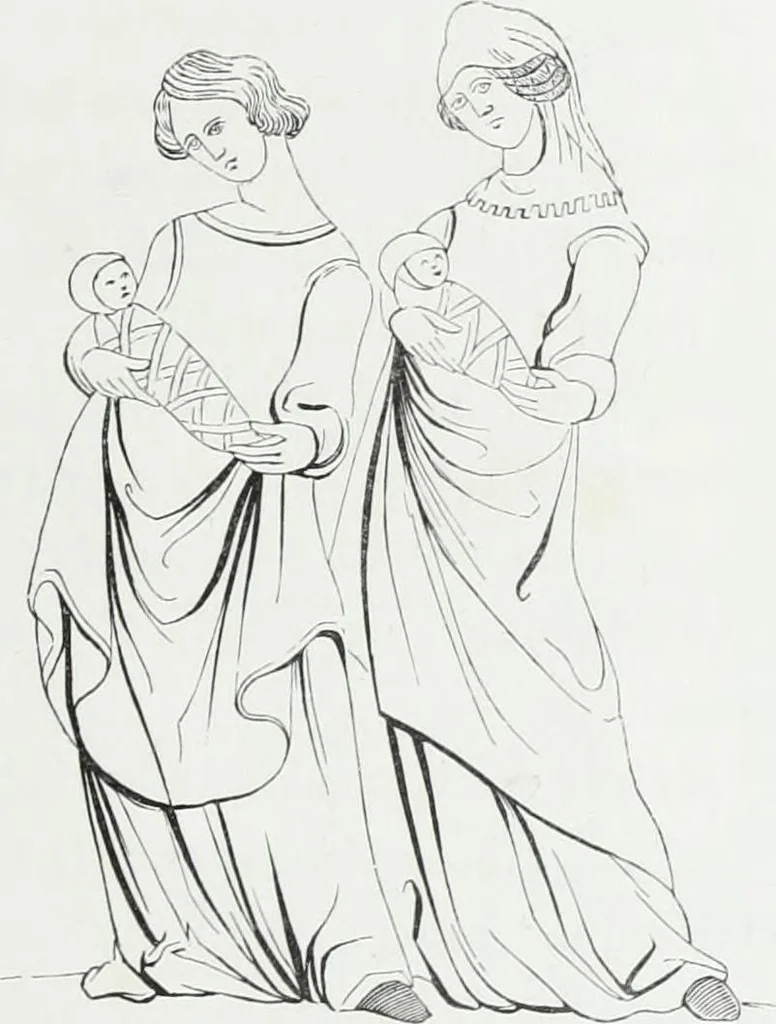An illustration from Mœurs, usages et costumes au moyen âge : et à l'époque de la renaissance, 1874, leaf 116