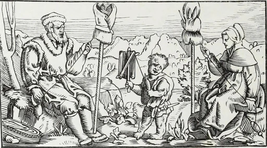An illustration from Mœurs, usages et costumes au moyen âge : et à l'époque de la renaissance, 1874, leaf 121