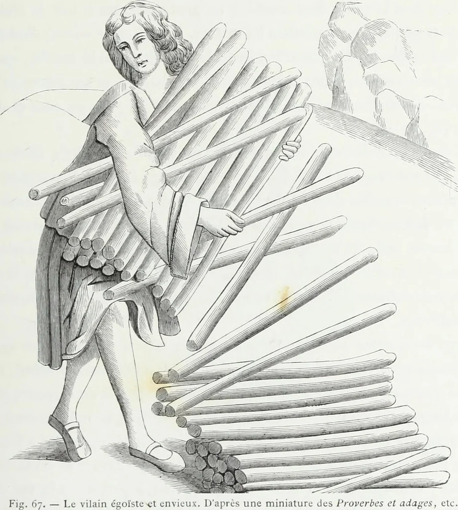 An illustration from Mœurs, usages et costumes au moyen âge : et à l'époque de la renaissance, 1874, leaf 124