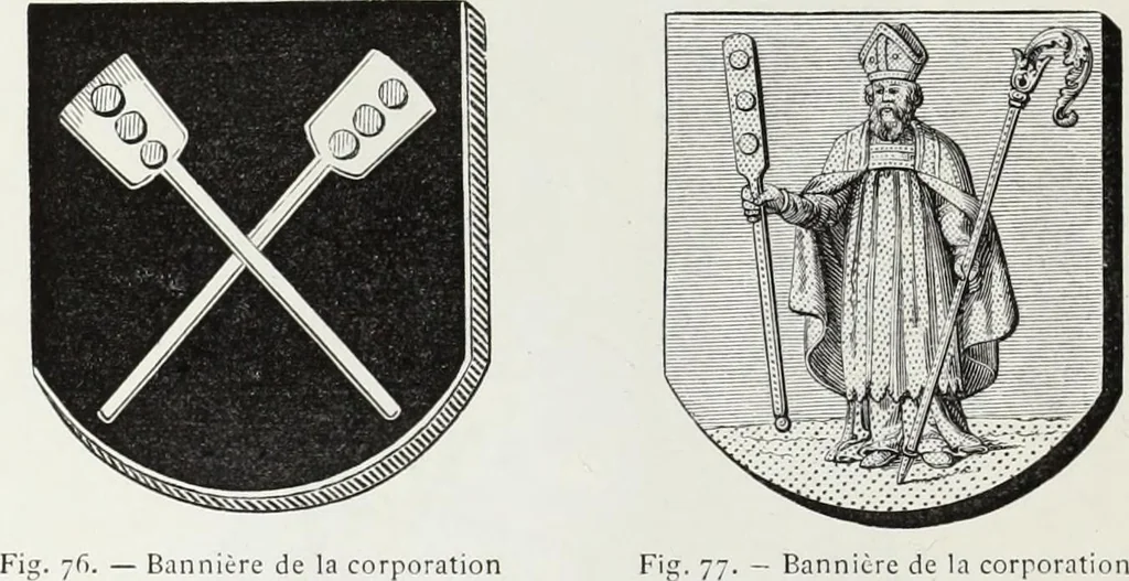 An illustration from Mœurs, usages et costumes au moyen âge : et à l'époque de la renaissance, 1874, leaf 137