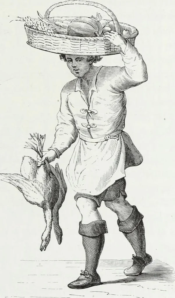 An illustration from Mœurs, usages et costumes au moyen âge : et à l'époque de la renaissance, 1874, leaf 158