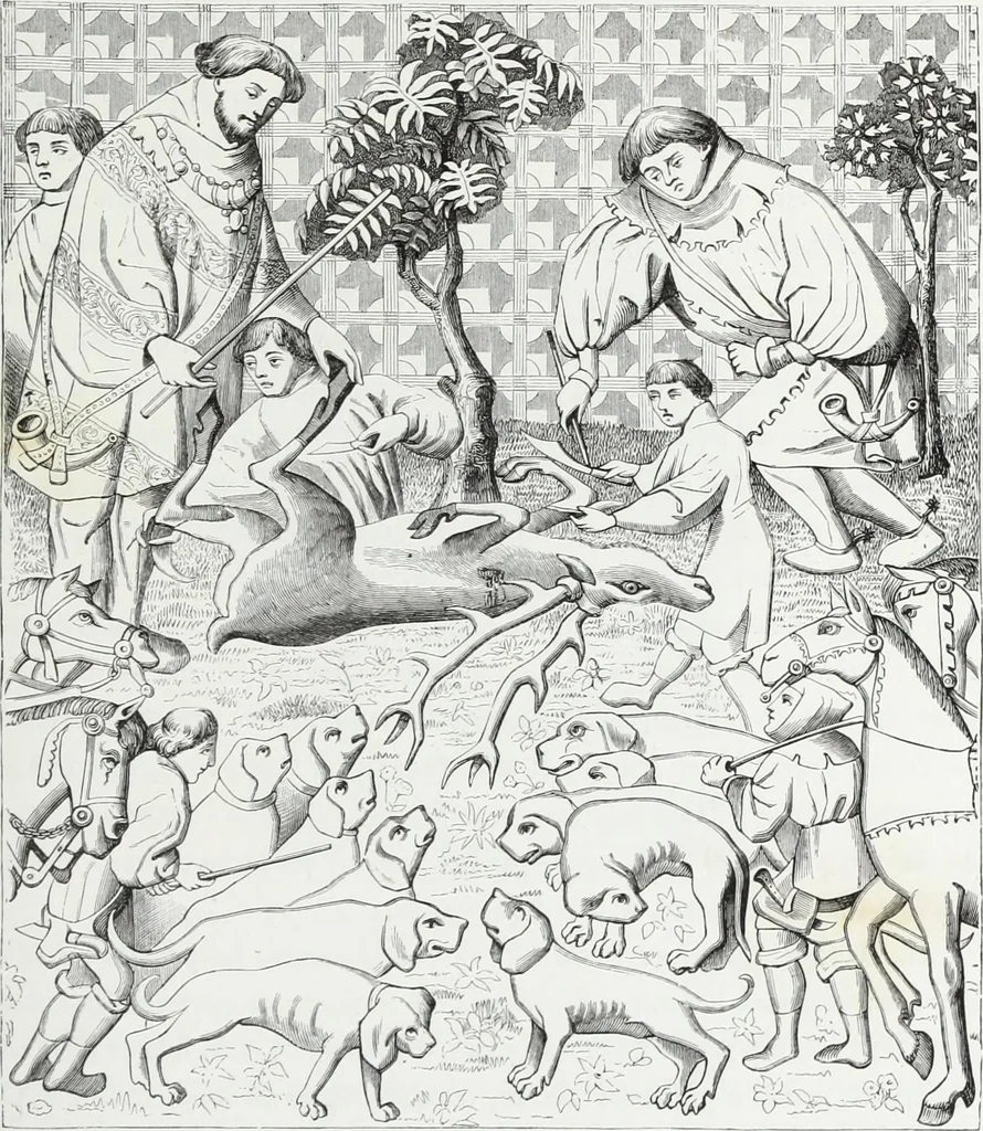 An illustration from Mœurs, usages et costumes au moyen âge : et à l'époque de la renaissance, 1874, leaf 162