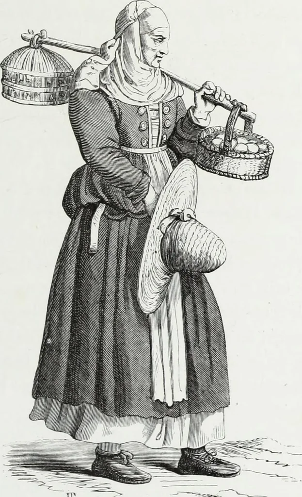 An illustration from Mœurs, usages et costumes au moyen âge : et à l'époque de la renaissance, 1874, leaf 166