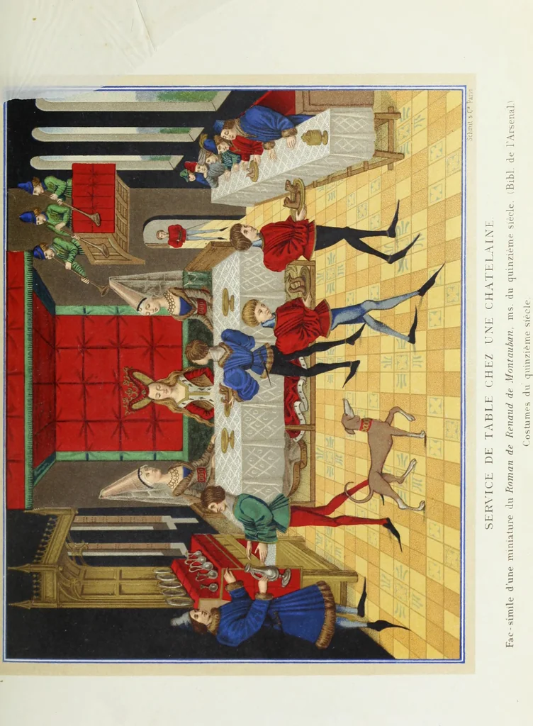 An illustration from Mœurs, usages et costumes au moyen âge : et à l'époque de la renaissance, 1874, leaf 168
