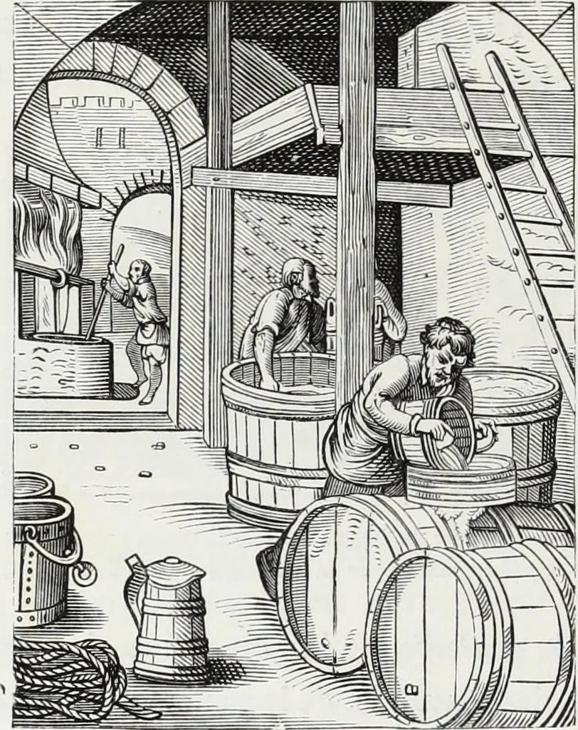 An illustration from Mœurs, usages et costumes au moyen âge : et à l'époque de la renaissance, 1874, leaf 179