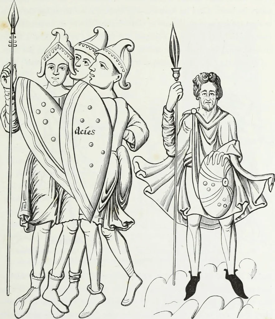 An illustration from Mœurs, usages et costumes au moyen âge : et à l'époque de la renaissance, 1874, leaf 18