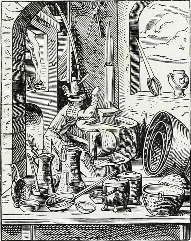 An illustration from Mœurs, usages et costumes au moyen âge : et à l'époque de la renaissance, 1874, leaf 190