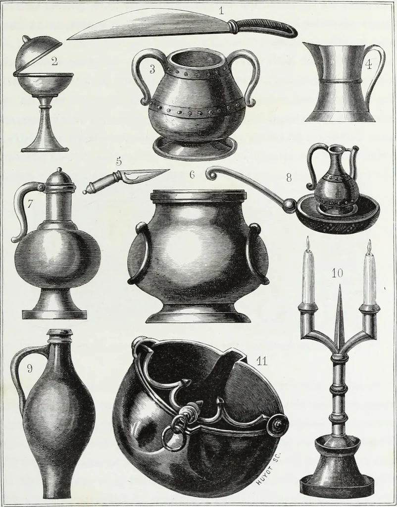 An illustration from Mœurs, usages et costumes au moyen âge : et à l'époque de la renaissance, 1874, leaf 192