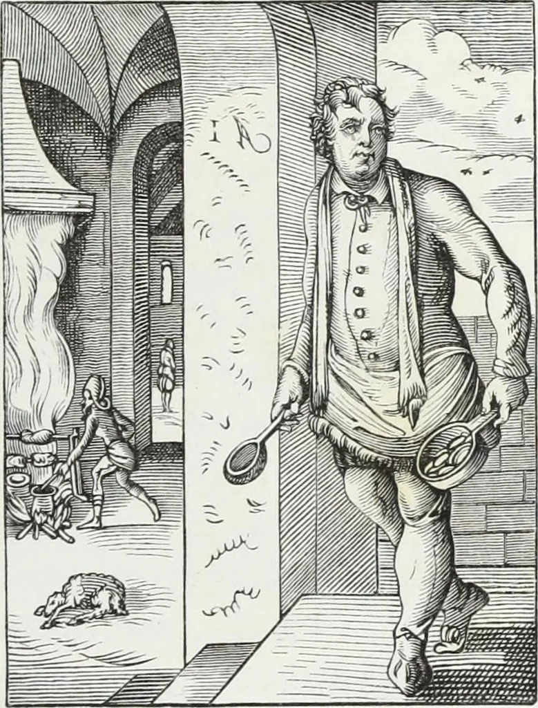 An illustration from Mœurs, usages et costumes au moyen âge : et à l'époque de la renaissance, 1874, leaf 200