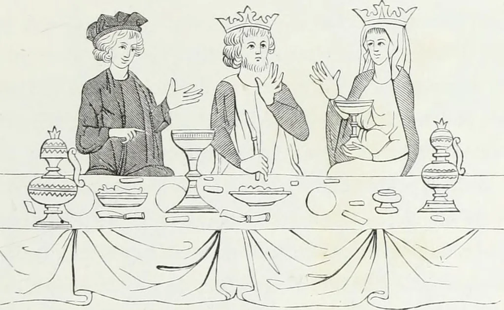 An illustration from Mœurs, usages et costumes au moyen âge : et à l'époque de la renaissance, 1874, leaf 204