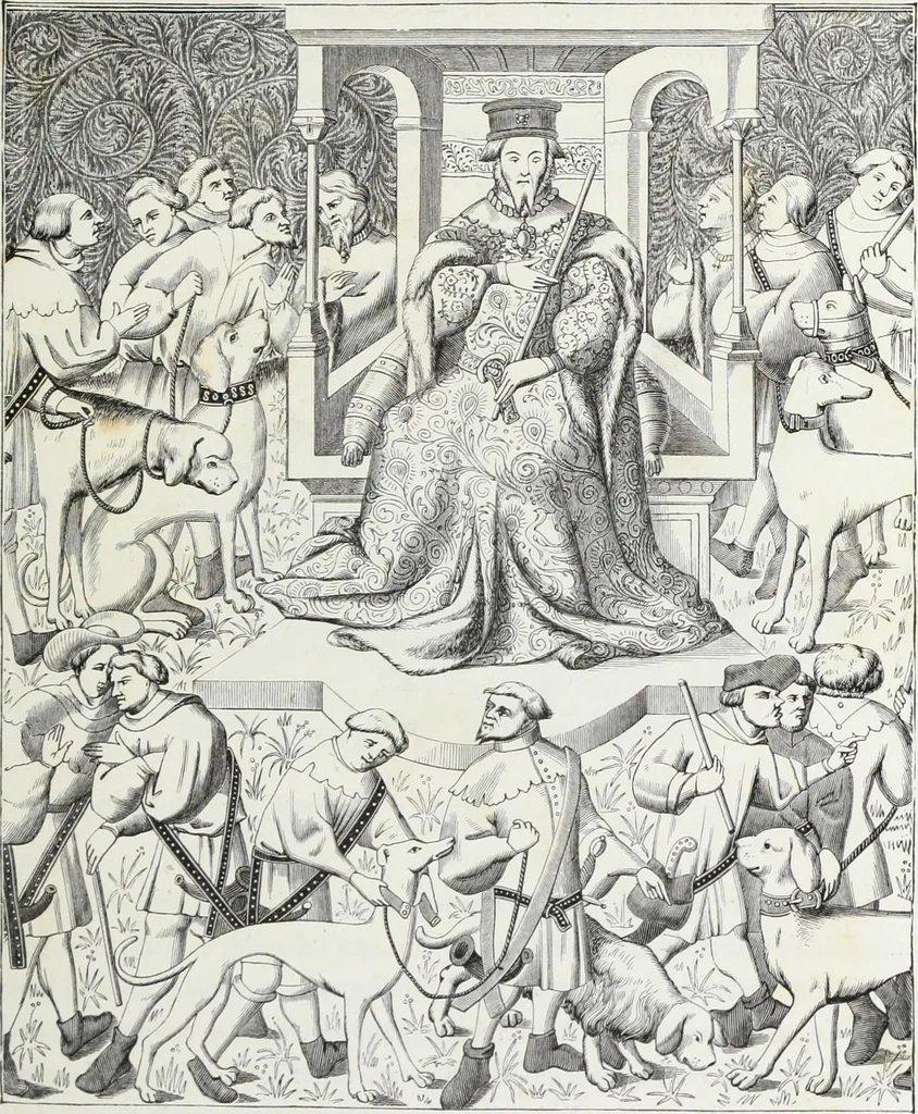An illustration from Mœurs, usages et costumes au moyen âge : et à l'époque de la renaissance, 1874, leaf 218
