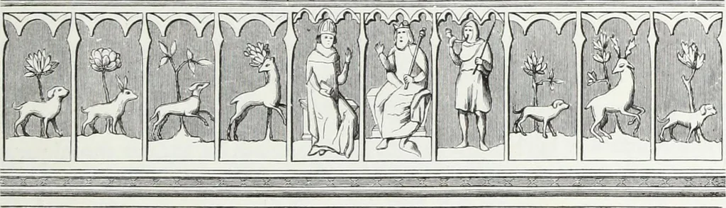 An illustration from Mœurs, usages et costumes au moyen âge : et à l'époque de la renaissance, 1874, leaf 236