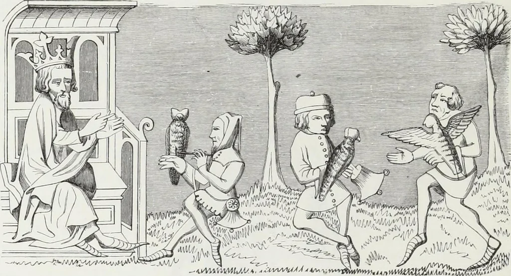 An illustration from Mœurs, usages et costumes au moyen âge : et à l'époque de la renaissance, 1874, leaf 239
