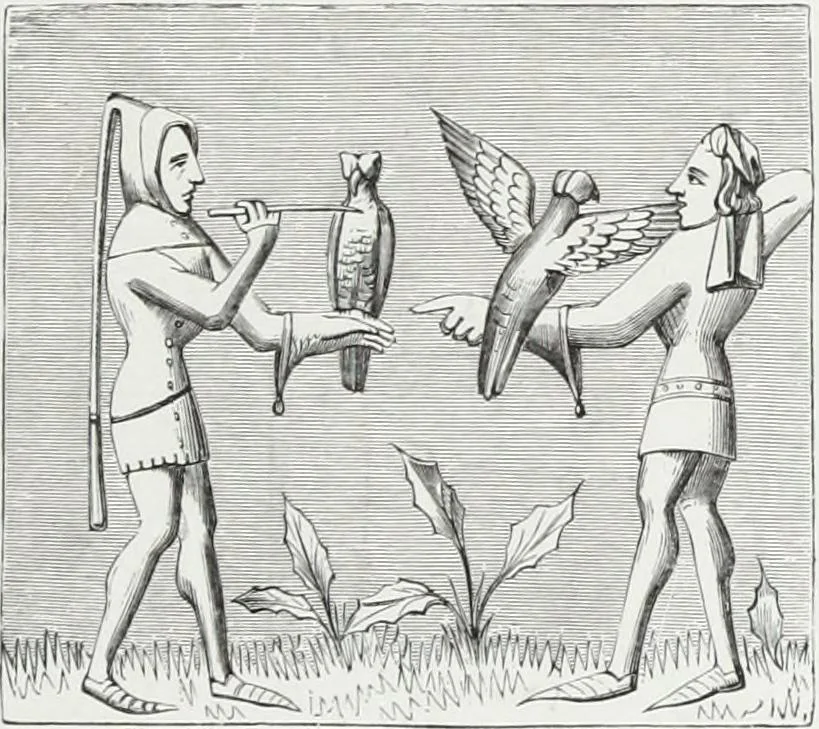 An illustration from Mœurs, usages et costumes au moyen âge : et à l'époque de la renaissance, 1874, leaf 240