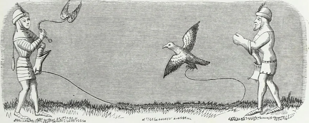 An illustration from Mœurs, usages et costumes au moyen âge : et à l'époque de la renaissance, 1874, leaf 242
